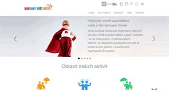 Desktop Screenshot of barevnysvetdeti.cz
